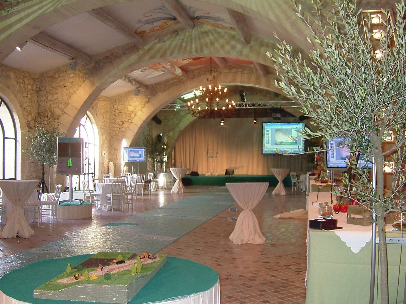 Cocktail dejeunatoire dans les salons