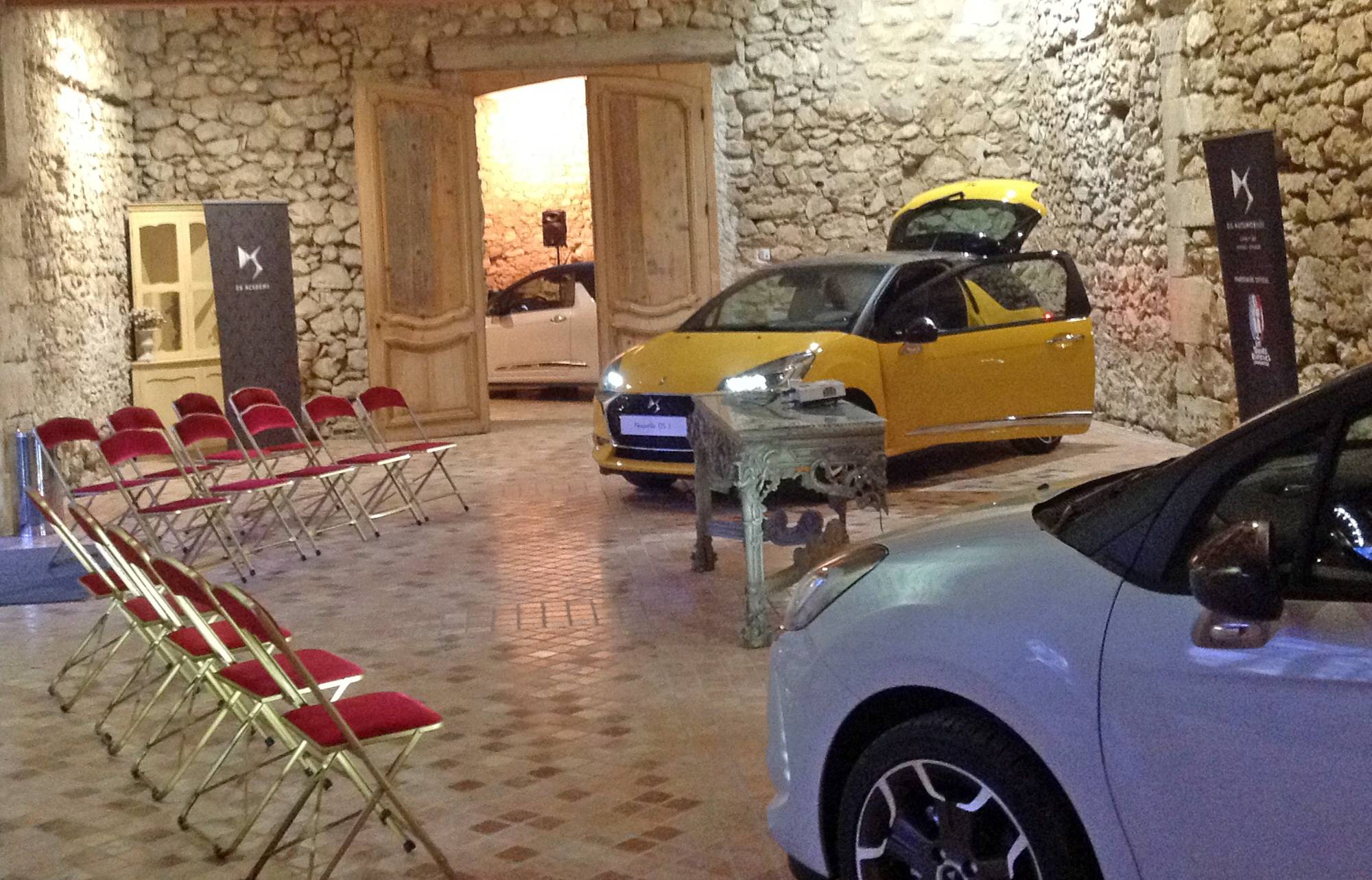 Lancement de la nouvelle DS 3 Cabrio à Château Pont Royal