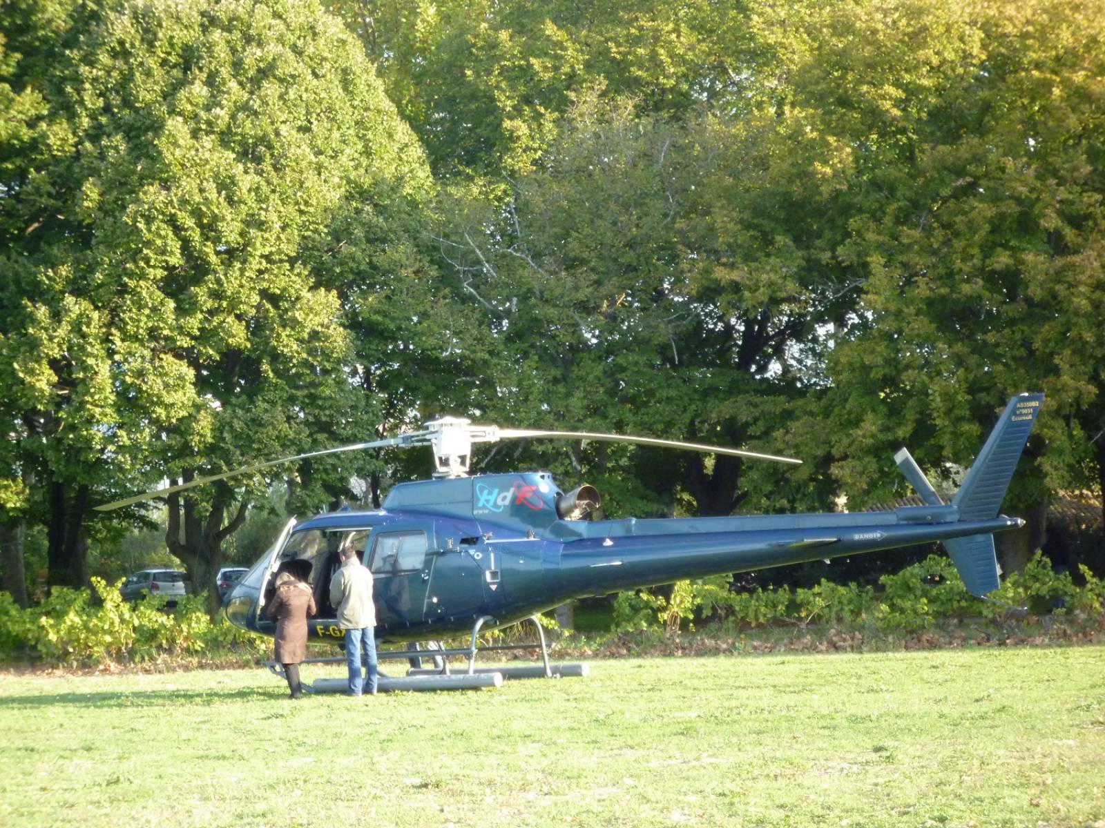 Baptèmes en helicopteres pour les acheteurs chanceux