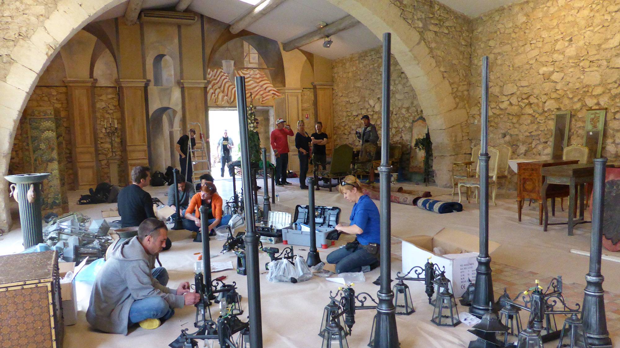 décor salle voûte en pierre en Provence