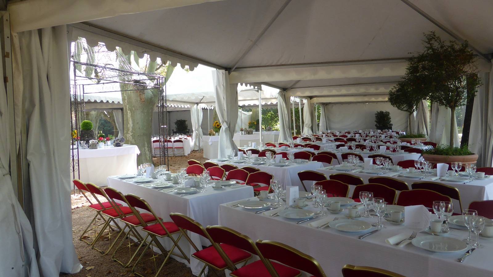 Déjeuner de 400 pax dans le parc