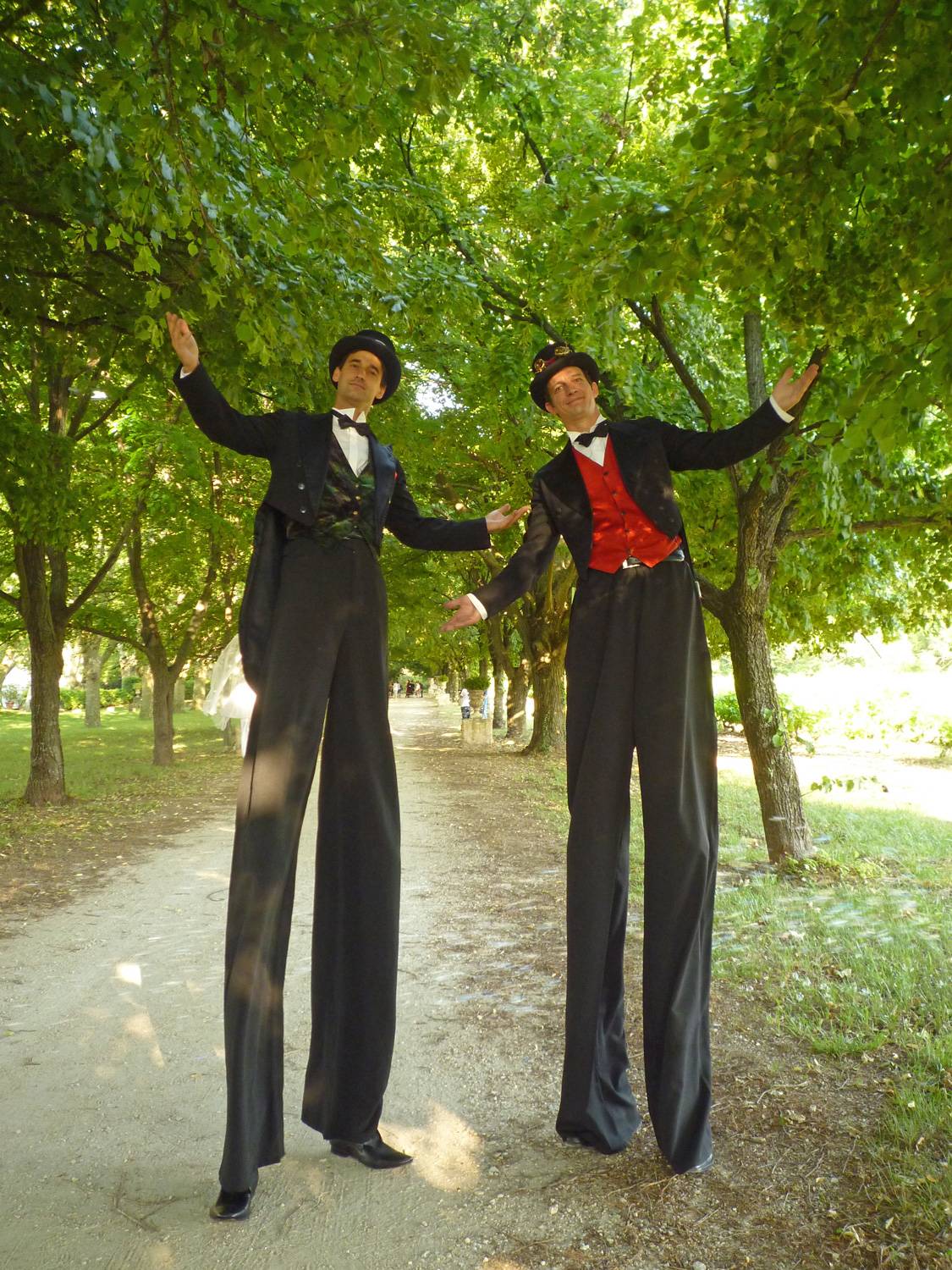 Animations pour l'accueil au Château Pont Royal