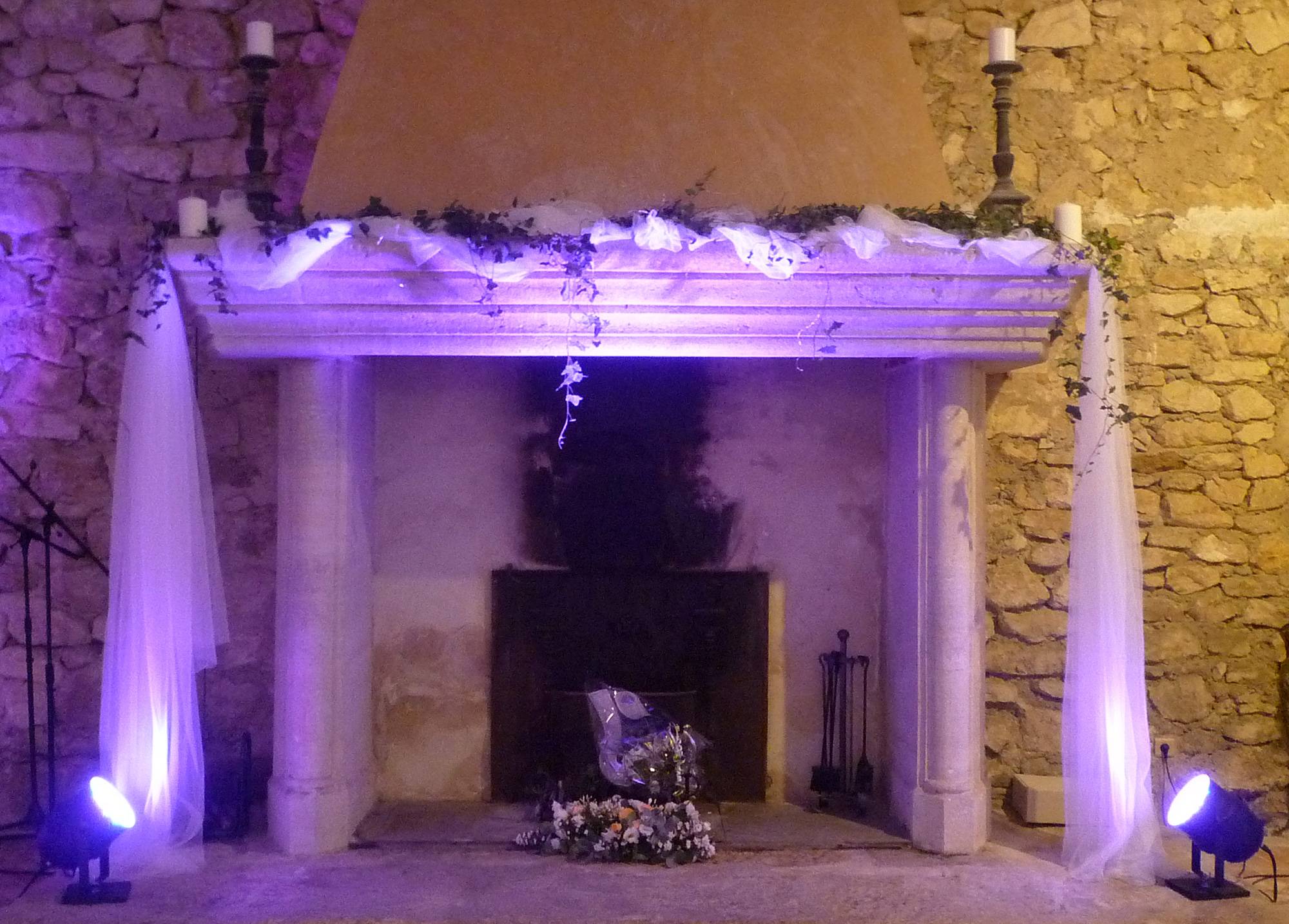 Décors de Voilage et lumières