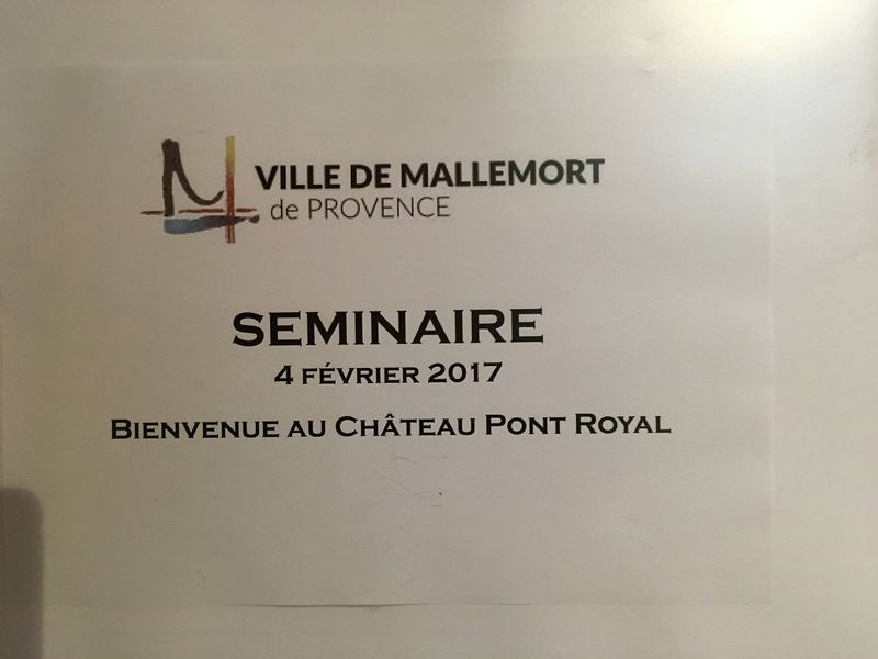 Seminaire de notre mairie