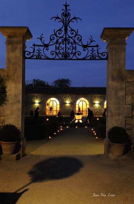 nos éclairages du jardin à la française de nuit